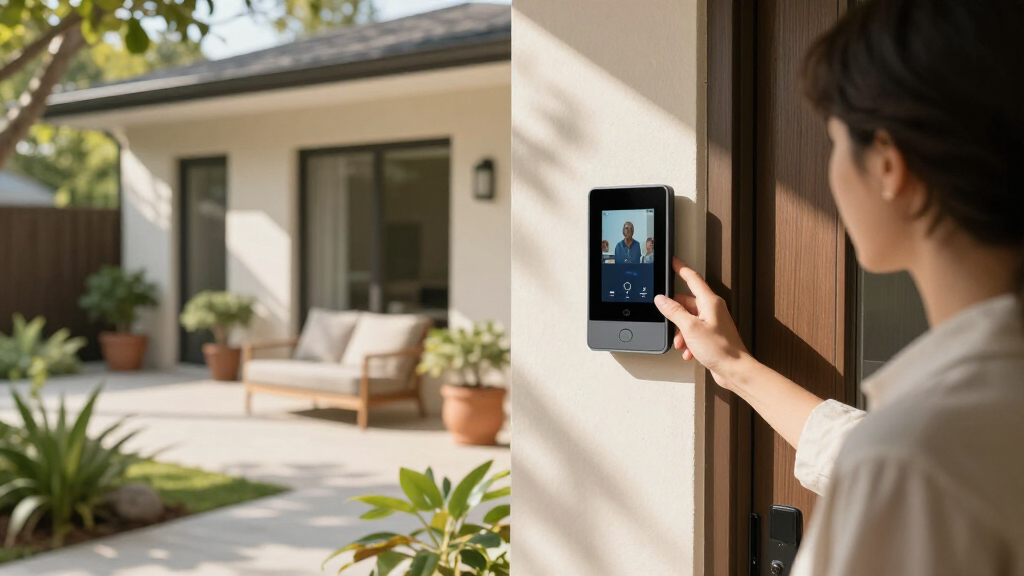 video intercom system for single family home