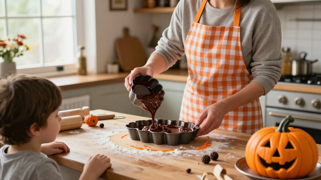 Halloween themed cake pans