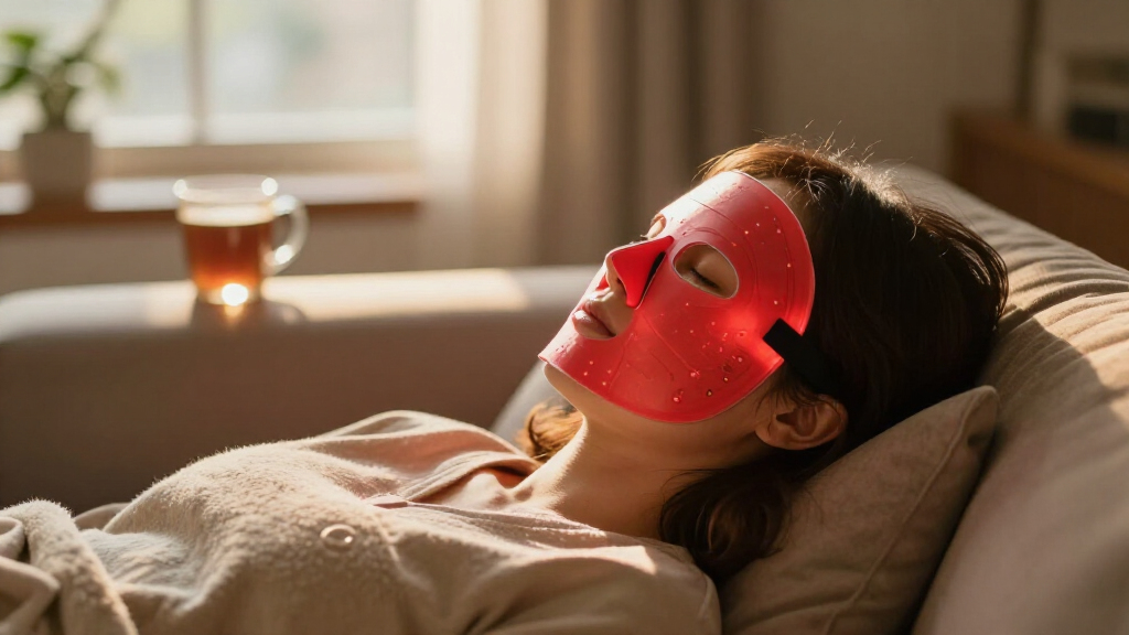 red light therapy mask