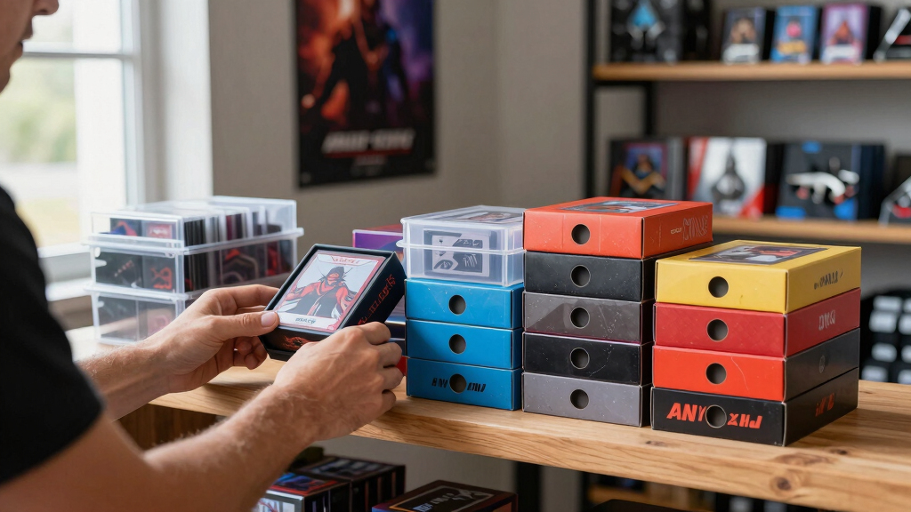 trading card game storage boxes