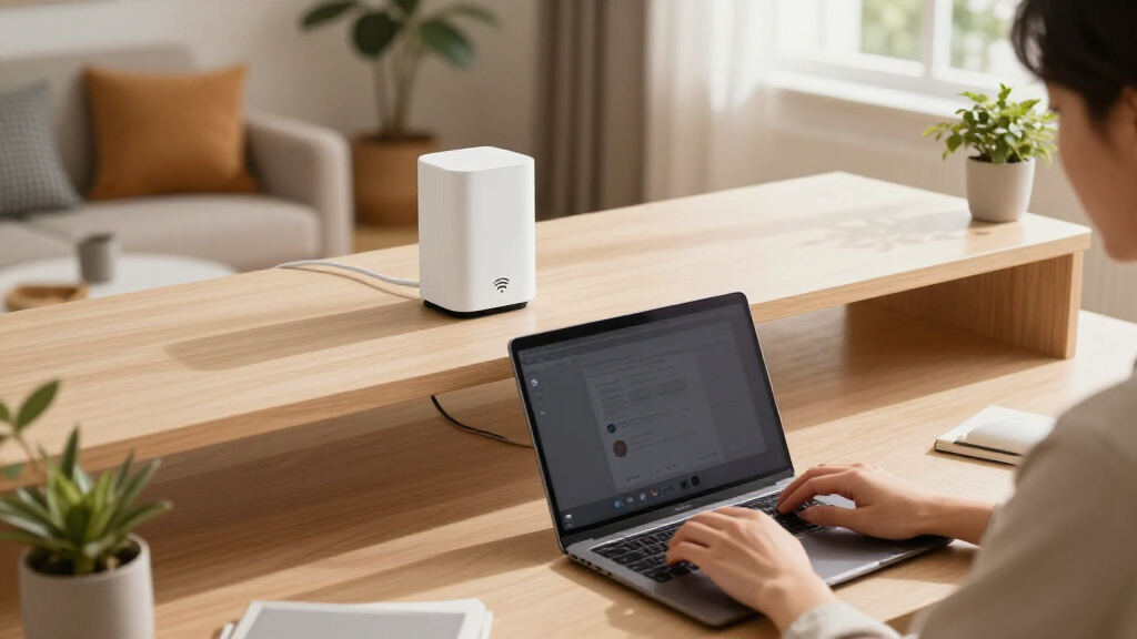 wifi mesh system underdesk office