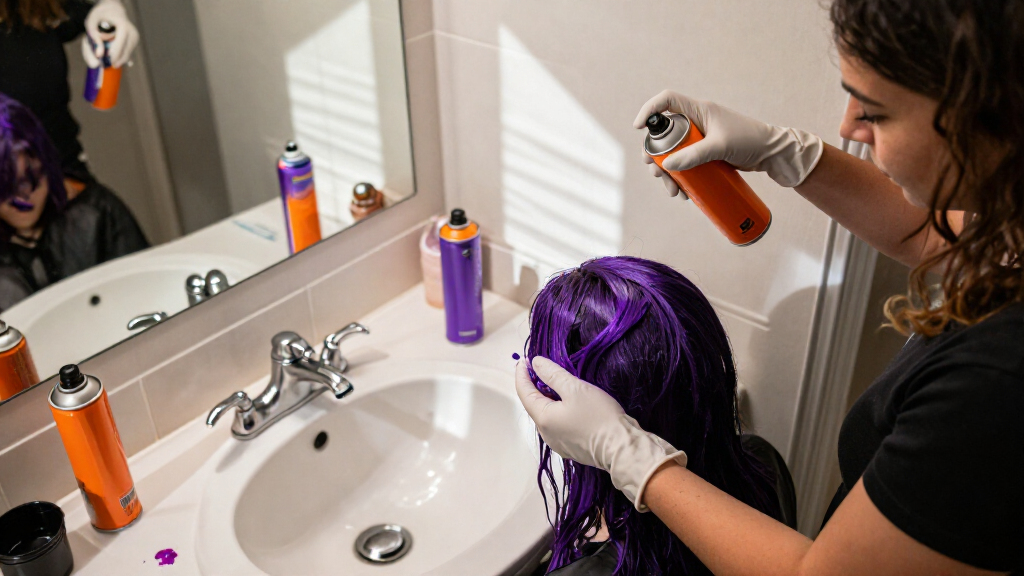 Halloween hair color sprays