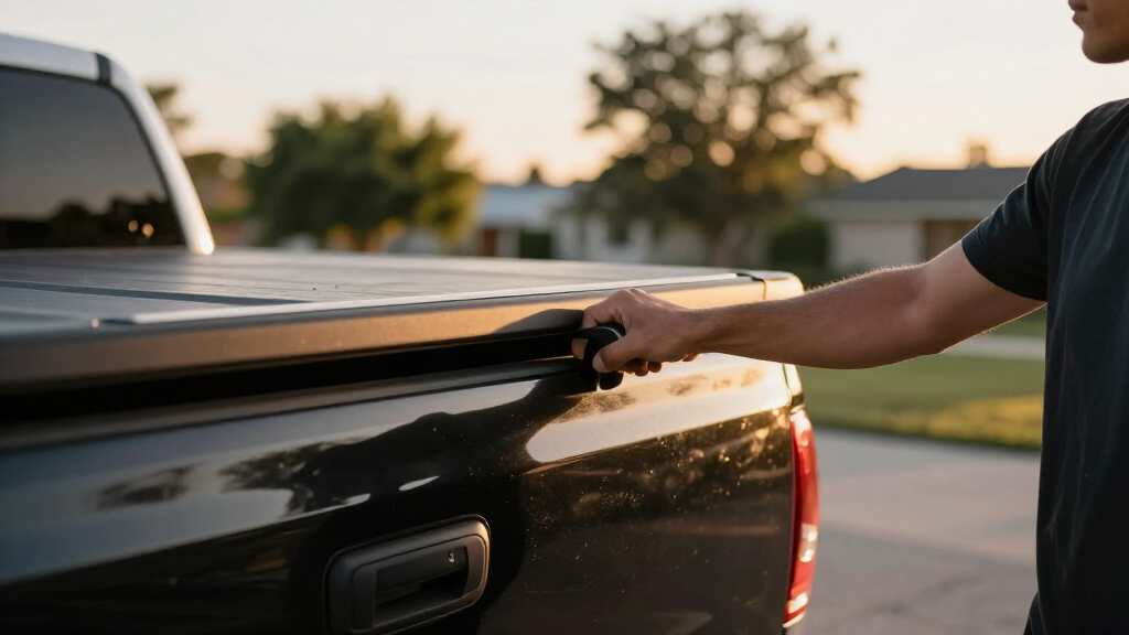 retractable truck bed cover