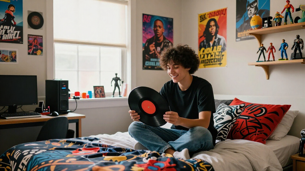 pop culture themed dorm decor