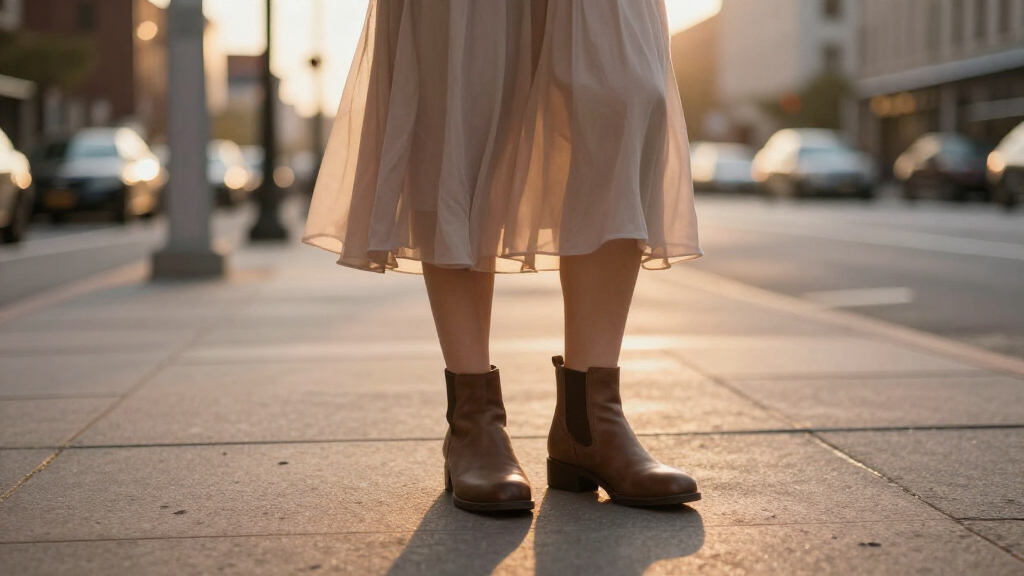 best closed-toe shoes for skirts
