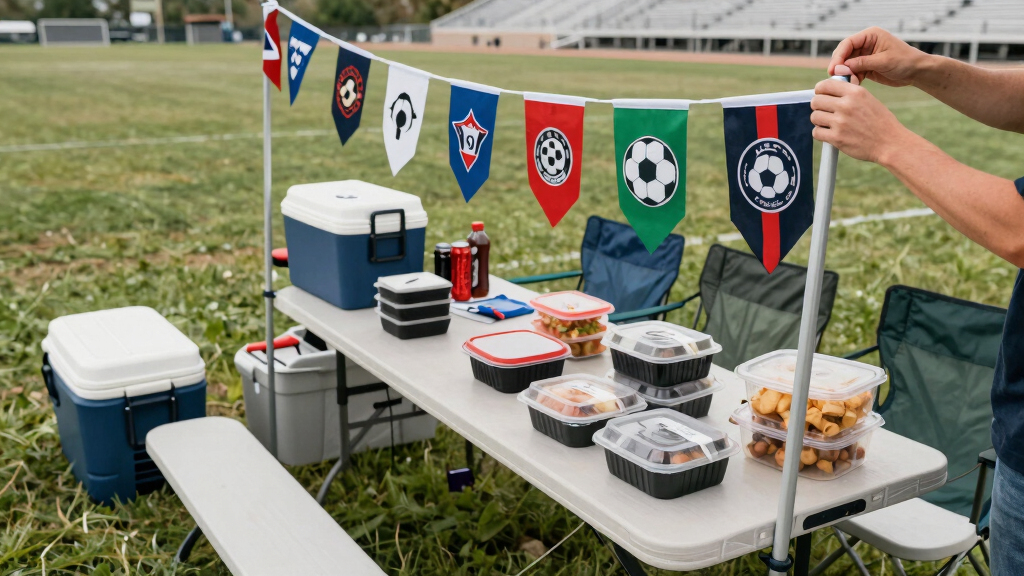 soccer fan tailgate gear