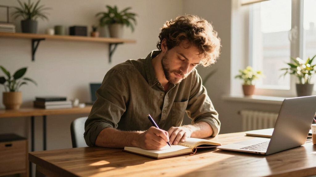 personal development journals for men