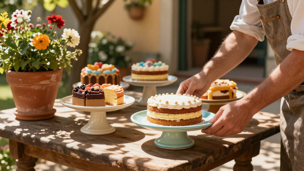 cake stands for hosting