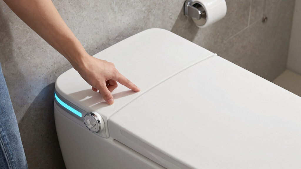 smart toilet with night light