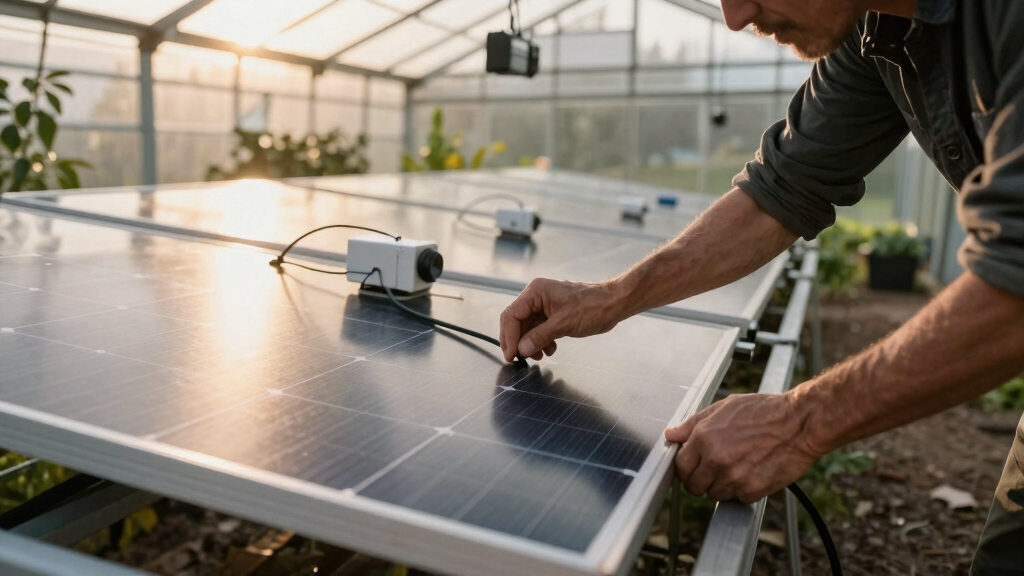 best 12v solar kits for greenhouse automation