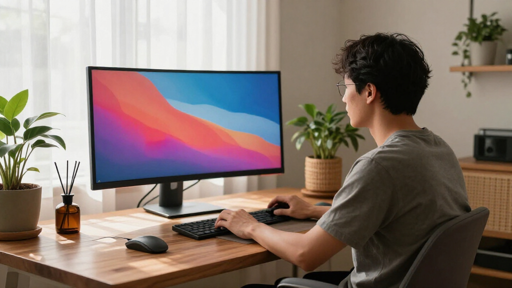 curved monitors for immersive viewing