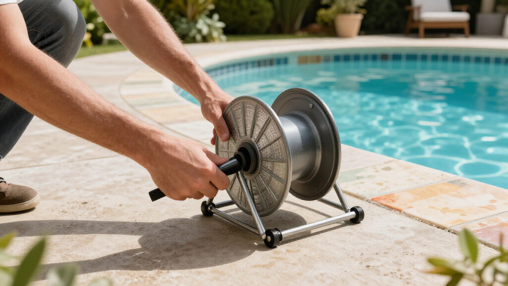 pool and spa cover reels