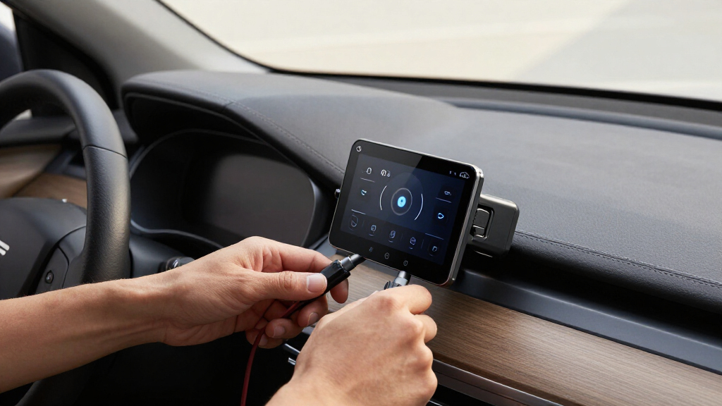portable wireless apple carplay head unit