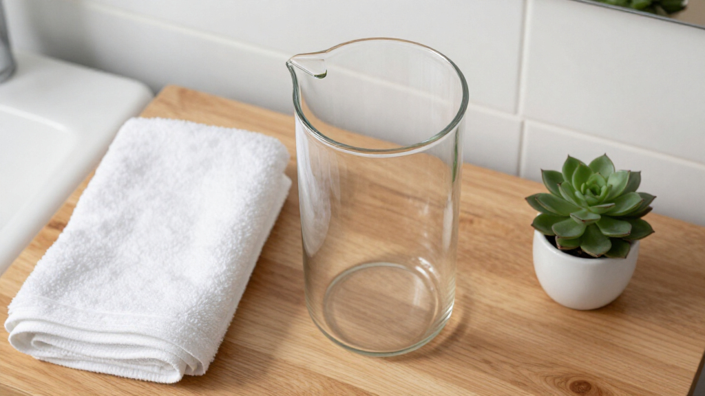 best glass bathroom storage pitchers