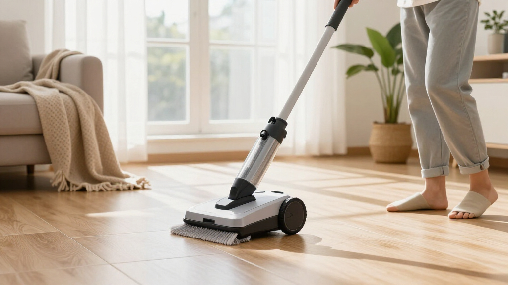 hard floor cleaner machine for mixed surfaces