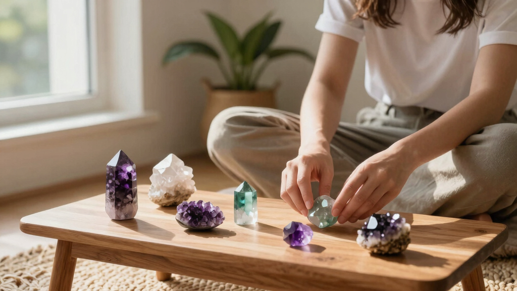 crystal healing sets