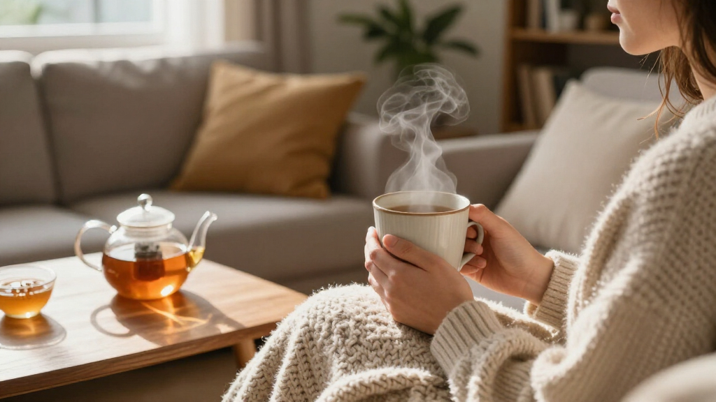 cozy night in tea essentials