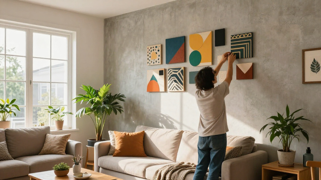 modern accent wall decor