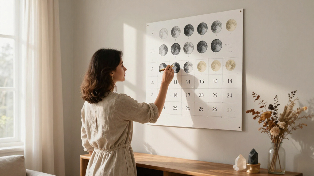 moon phase wall calendars