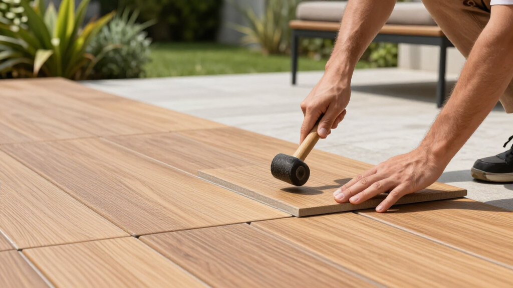 interlocking deck tiles outdoor flooring