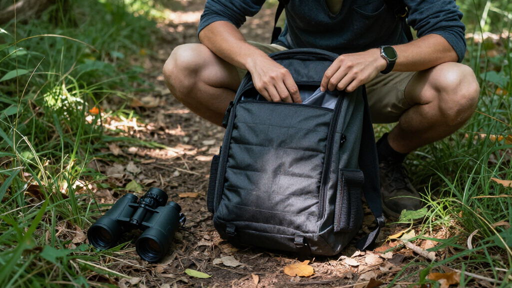 camera backpack for long field days