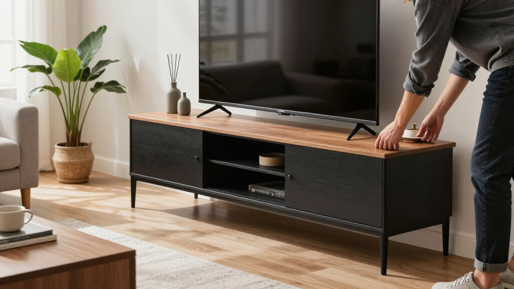 tv stands for sleek setups
