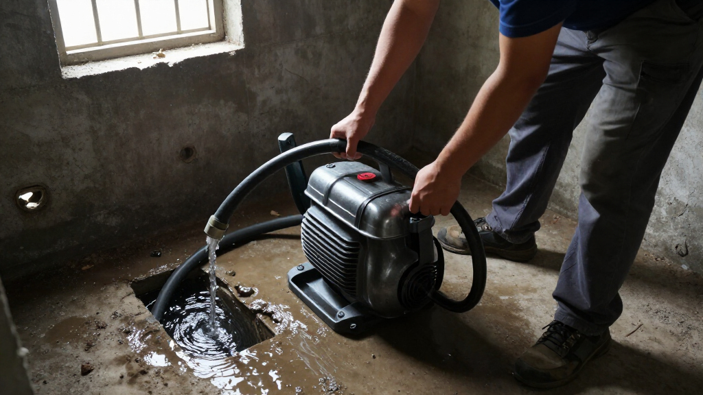 basement dewatering pump portable