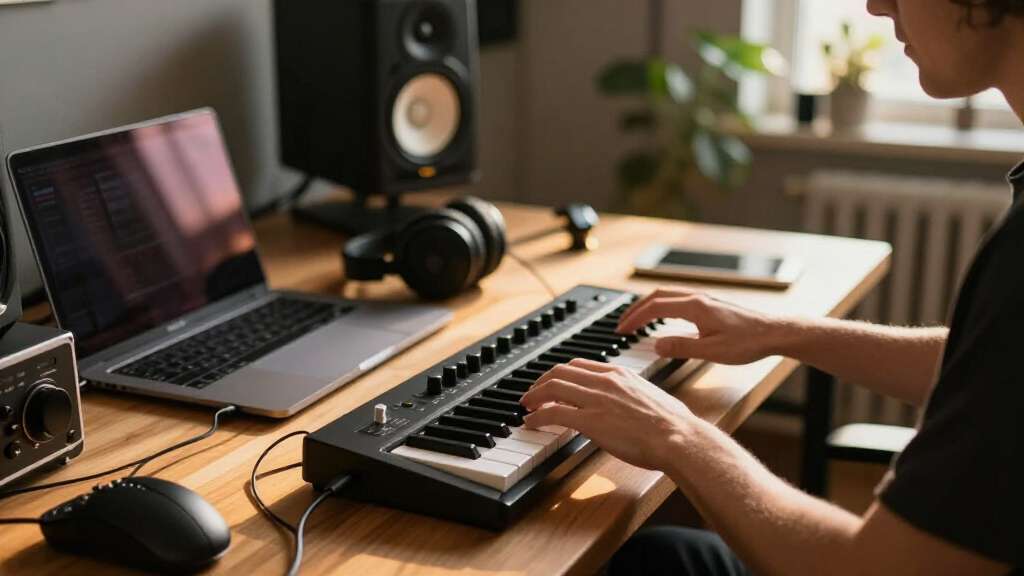 compact MIDI keyboards for home studios