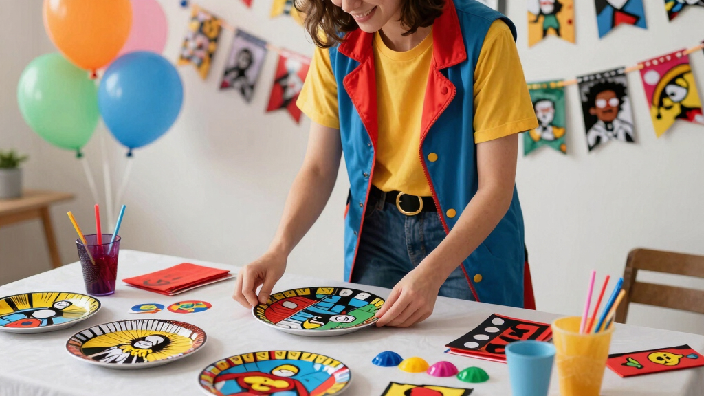 pop culture themed party supplies