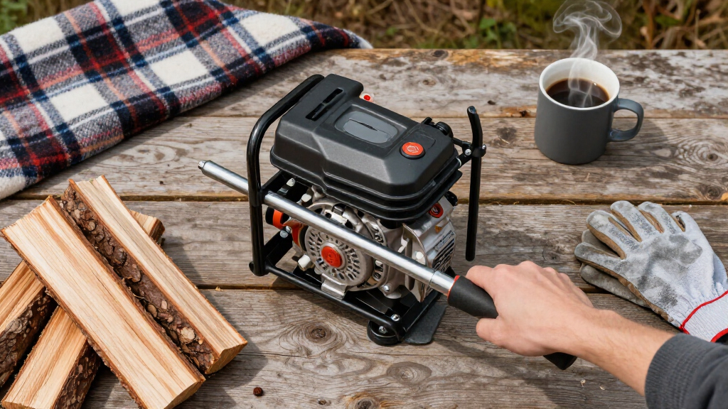 gas-powered log splitters