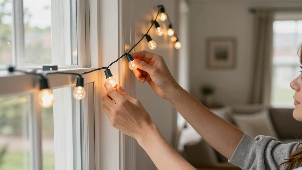 patriotic LED string lights