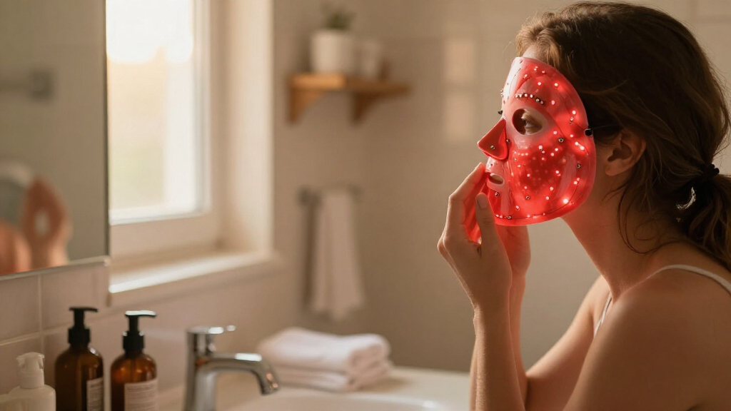 LED face masks for light therapy
