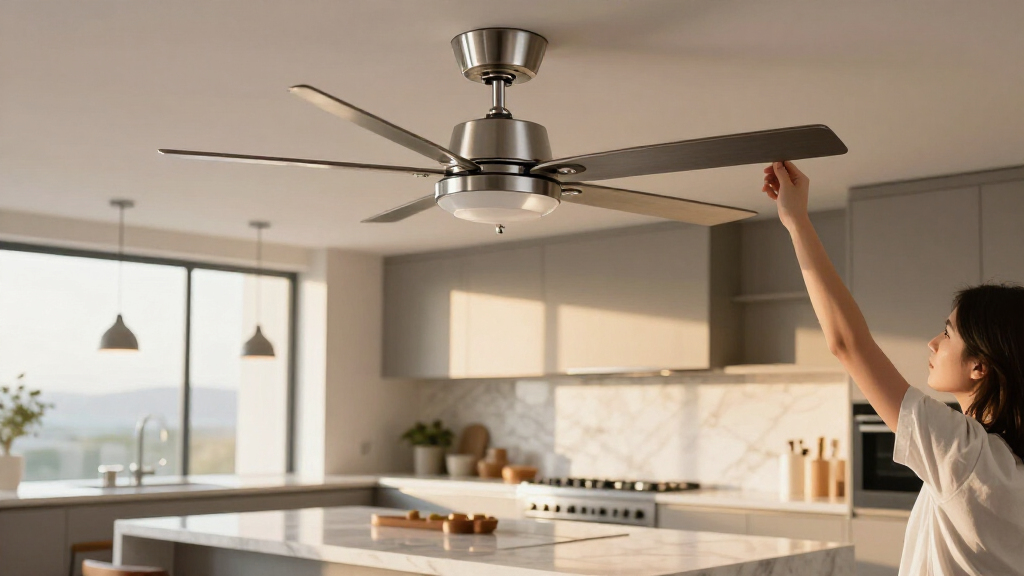ceiling fans for high end kitchens