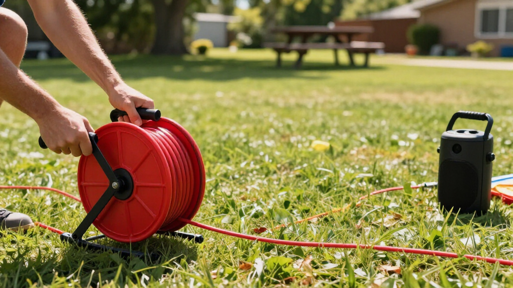 best outdoor extension cord reel for game day