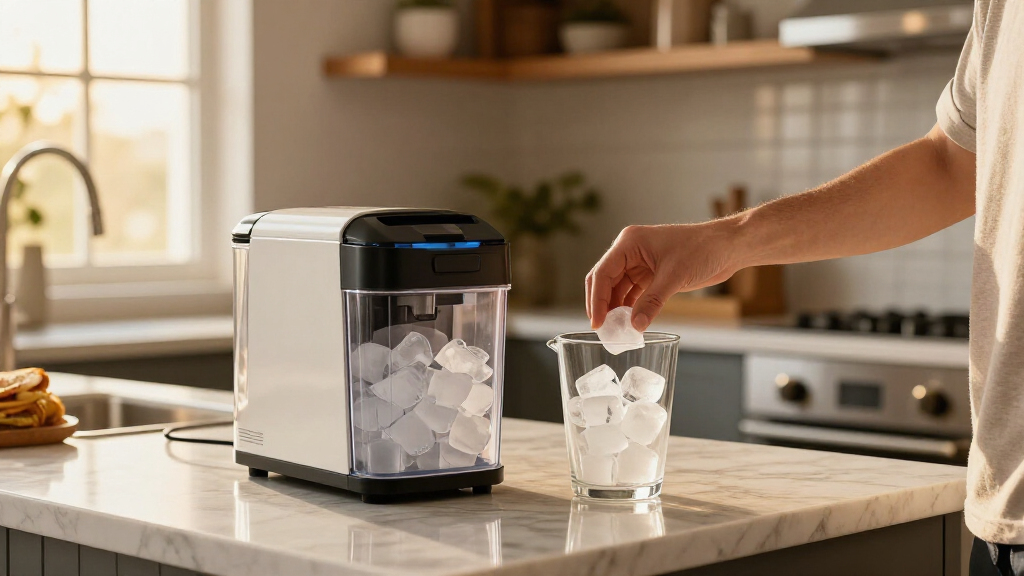 high ticket clear ice maker machine for weekend brunch at home