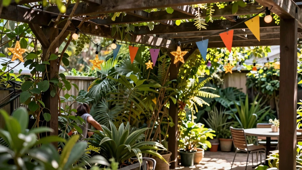 patriotic outdoor string lights