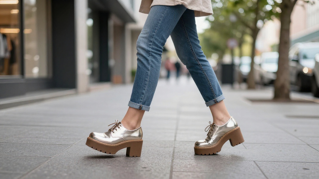 best metallic platform shoes