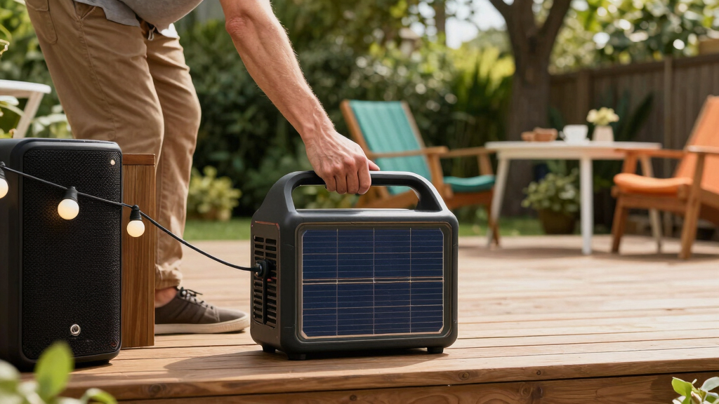 solar generator for outdoor parties