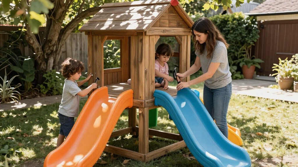 kids' outdoor play sets
