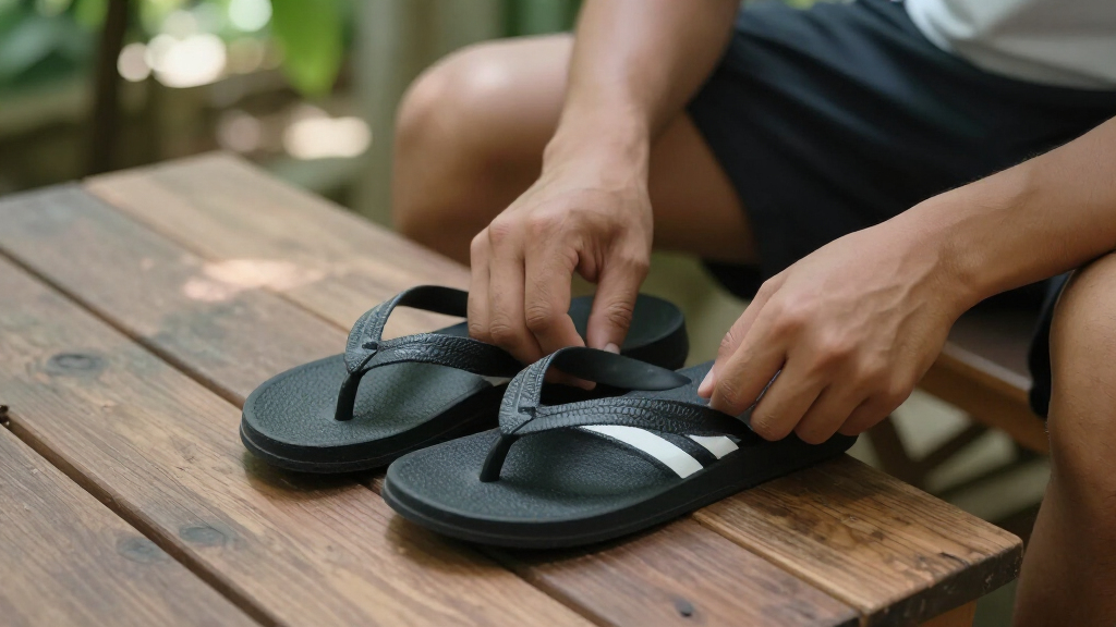 best adidas flip flops