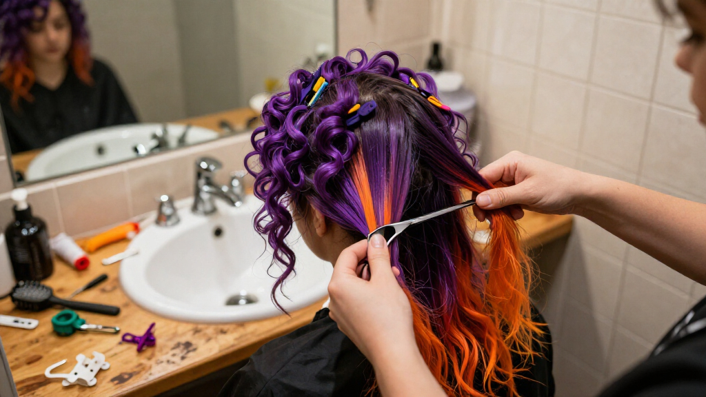 Halloween hair extensions