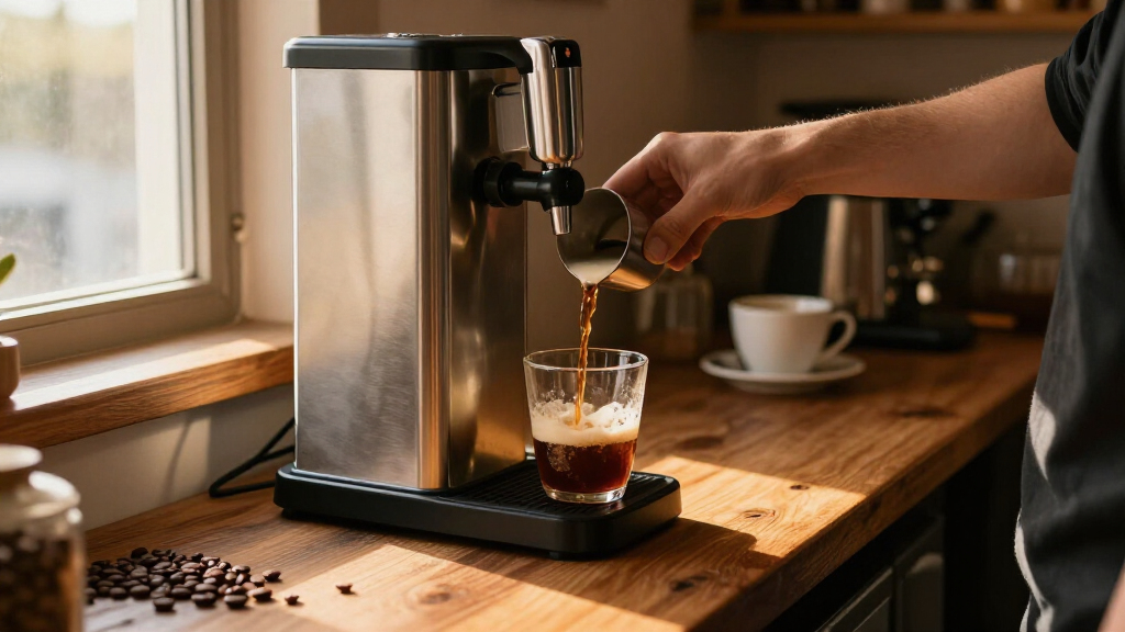 commercial cold brew kegerator for coffee