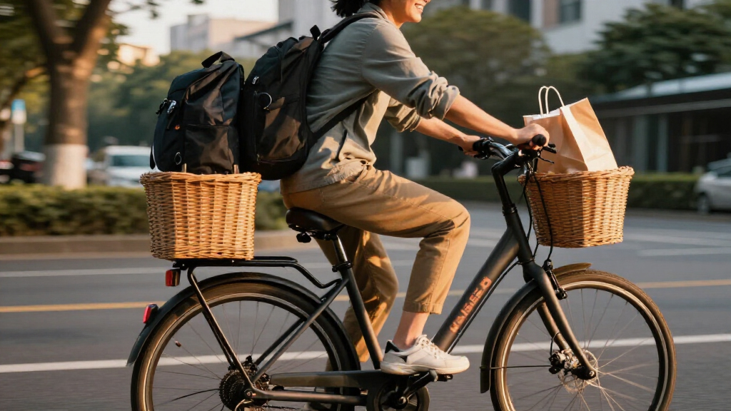 commuter e bike with best rack and basket options