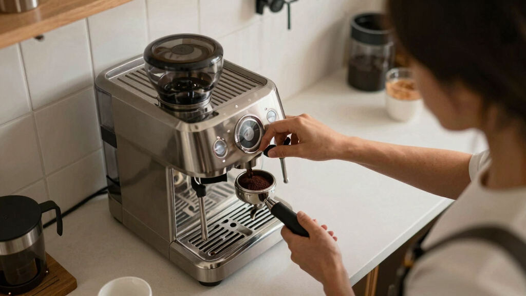 best espresso machine with built in grinder for small coffee corners