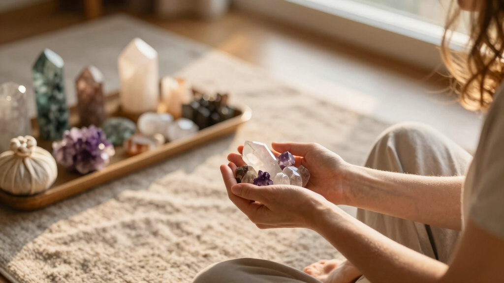 crystal energy healing sets