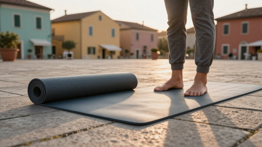 foldflat travel yoga mat