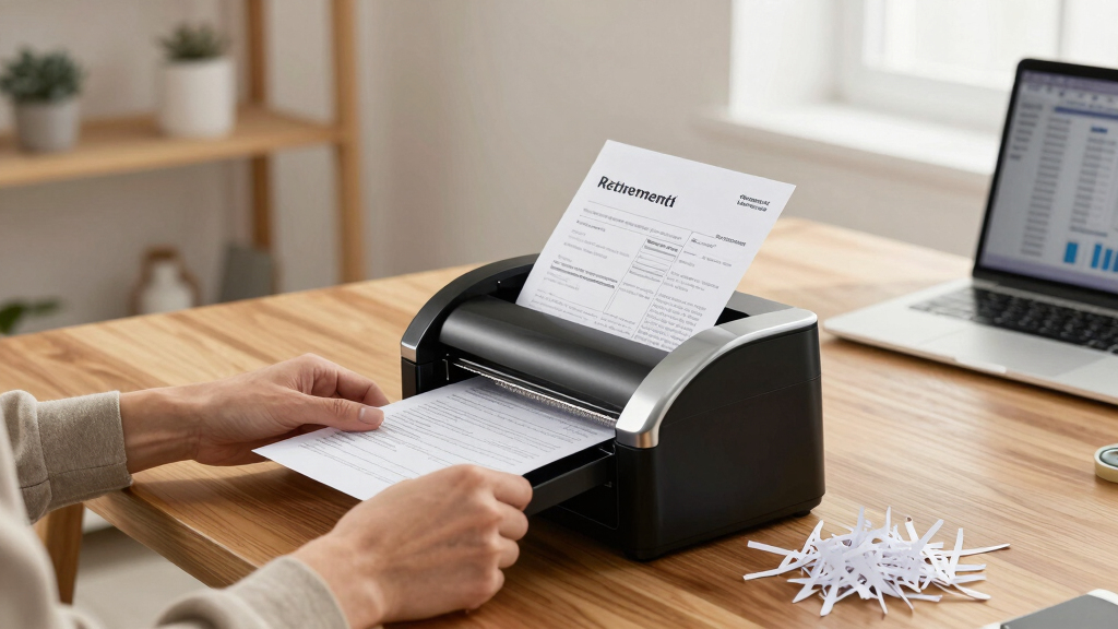 best micro-cut shredder for retirement account statements