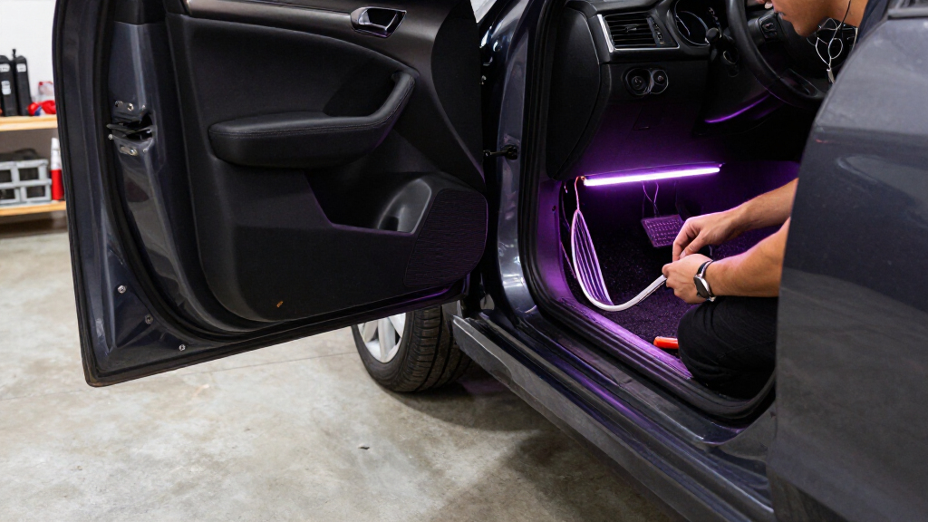 car interior LED ambient lighting kits