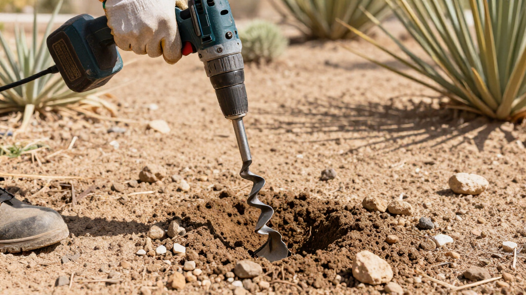 best planting augers for rocky desert soil
