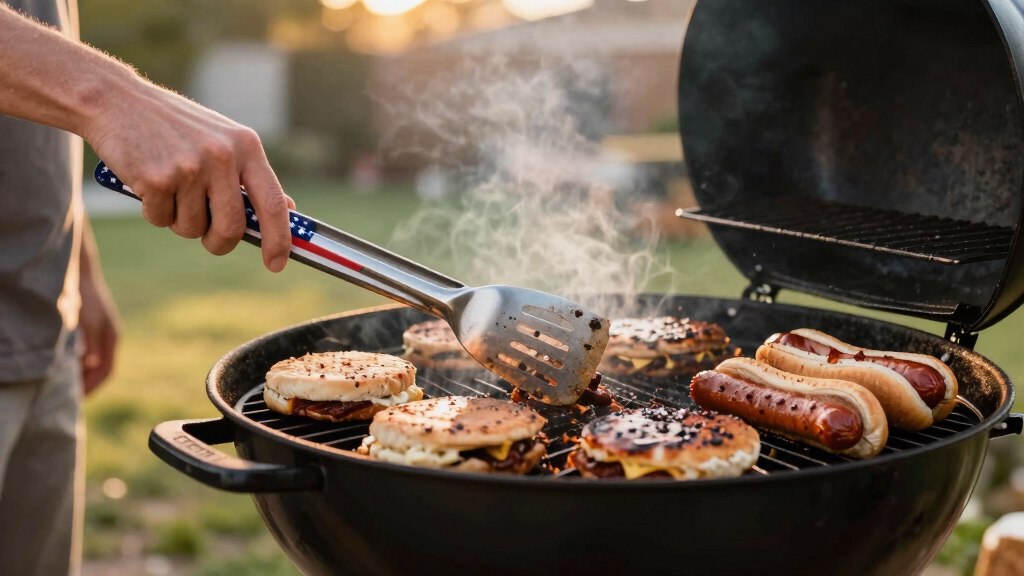 patriotic grilling tools